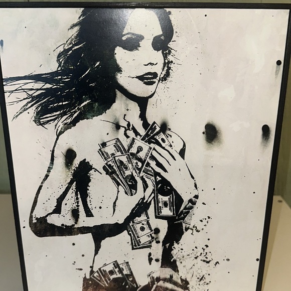 Trash 1 Alex Cherry Pop Block Print Guy room decor men’s decor - Picture 4 of 5